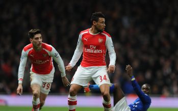 ST ALBANS, ENGLAND - FEBRUARY 10: of Arsenal during the Barclays Premier League match between Arsenal and Leicester City at Emirates Stadium on February 10, 2015 in London, England. (Photo by Stuart MacFarlane/Arsenal FC via Getty Images)