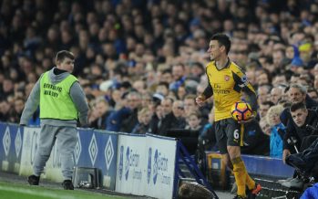 LIVERPOOL, ENGLAND - DECEMBER 13: Laurent Koscileny of Arsenal during the Premier League match between Everton and Arsenal at Goodison Park on December 13, 2016 in Liverpool, England. (Photo by Stuart MacFarlane/Arsenal FC via Getty Images) *** Local Caption *** Laurent Koscielny