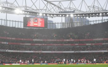 LONDON, ENGLAND - NOVEMBER 18: A general view of Emirates stadium during the Premier League match between Arsenal and Tottenham Hotspur on November 18, 2017 in London, England. (Photo by Stuart MacFarlane/Arsenal FC via Getty Images)