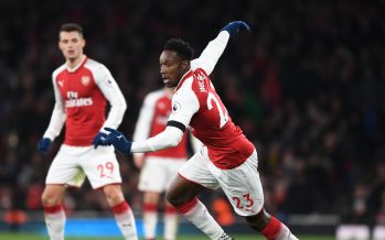 LONDON, ENGLAND - NOVEMBER 29: Danny Welbeck of Arsenal during the Premier League match between Arsenal and Huddersfield Town at Emirates Stadium on November 29, 2017 in London, England. (Photo by Stuart MacFarlane/Arsenal FC via Getty Images) *** Local Caption *** Danny Welbeck