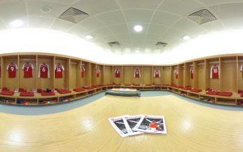 LONDON, ENGLAND - APRIL 01: The Arsenal changing room before the Premier League match between Arsenal and Stoke City at Emirates Stadium on April 1, 2018 in London, England. (Photo by Stuart MacFarlane/Arsenal FC via Getty Images) *** Local Caption *** Arsenal changing room
