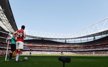 LONDON, ENGLAND - APRIL 22: Granit Xhaka of Arsenal during the Premier League match between Arsenal and West Ham United at Emirates Stadium on April 22, 2018 in London, England. (Photo by Stuart MacFarlane/Arsenal FC via Getty Images) *** Local Caption *** Granit Xhaka