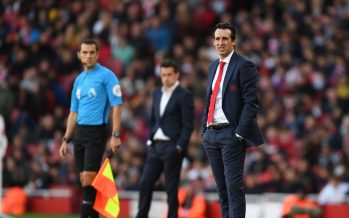 LONDON, ENGLAND - SEPTEMBER 23: Arsenal Head Coach Unai Emery during the Premier League match between Arsenal FC and Everton FC at Emirates Stadium on September 23, 2018 in London, United Kingdom. (Photo by Stuart MacFarlane/Arsenal FC via Getty Images) *** Local Caption *** Unai Emery