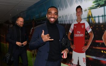 LONDON, ENGLAND - FEBRUARY 24: Alexandre Lacazette of Arsenal arrives at the stadium before the Premier League match between Arsenal FC and Southampton FC at Emirates Stadium on February 24, 2019 in London, United Kingdom. (Photo by David Price/Arsenal FC via Getty Images) *** Local Caption *** Alexandre Lacazette