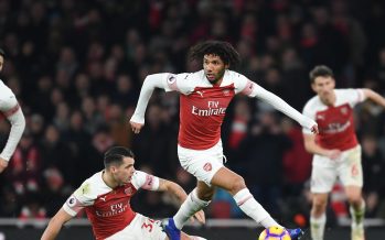 LONDON, ENGLAND - JANUARY 19: Mo Elneny of Arsenal during the Premier League match between Arsenal FC and Chelsea FC at Emirates Stadium on January 19, 2019 in London, United Kingdom. (Photo by Stuart MacFarlane/Arsenal FC via Getty Images)