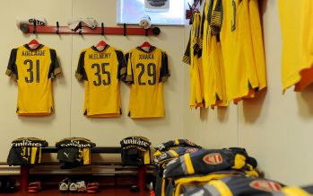 NOTTINGHAM, ENGLAND - SEPTEMBER 20: Arsenal kit laid out before the match between Nottingham Forest and Arsenal at City Ground on September 20, 2016 in Nottingham, England. (Photo by David Price/Arsenal FC via Getty Images) *** Local Caption *** Arsenal kit