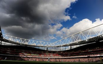 LONDON, ENGLAND - OCTOBER 15: A general view of Emirates stadium during the Premier League match between Arsenal and Swansea City on October 15, 2016 in London, England. (Photo by Stuart MacFarlane/Arsenal FC via Getty Images) *** Local Caption *** Emirates stadium